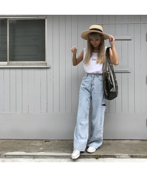 no brand（ノーブランド）の「大人カンカン帽2号（ハット・レディース・その他）」の6枚目の写真