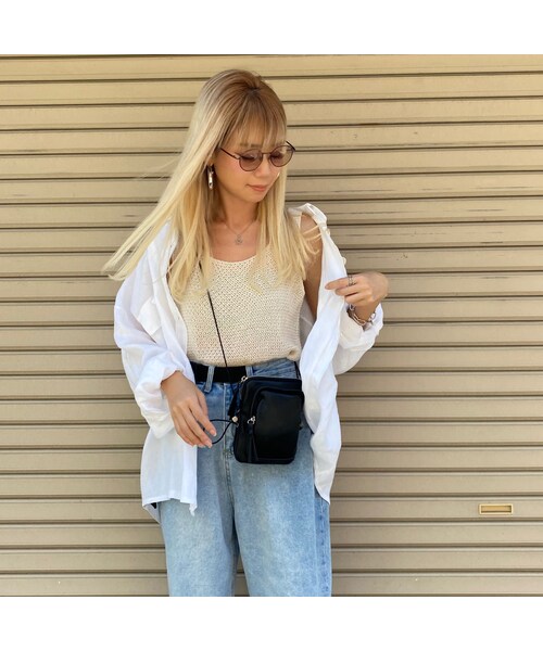 no brand（ノーブランド）の「肌見せニットタンク（タンクトップ・レディース・その他）」の3枚目の写真