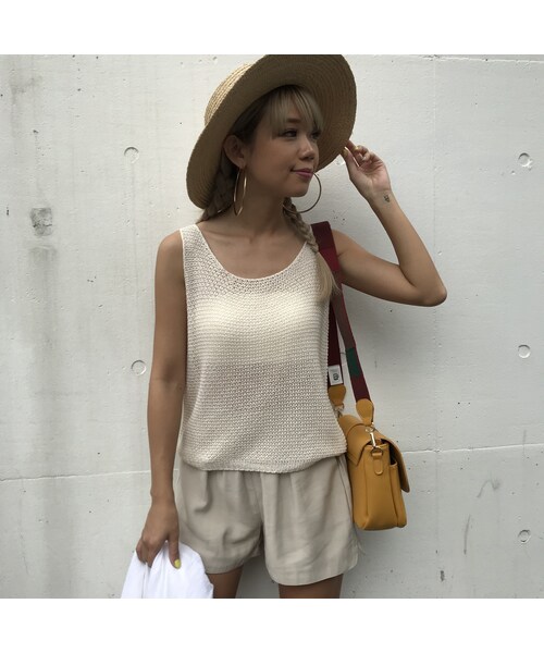 no brand（ノーブランド）の「肌見せニットタンク（タンクトップ・レディース・その他）」の7枚目の写真