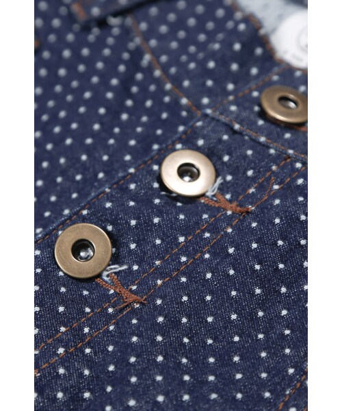 ORENDA（オレンダ）の「連續緹花反折彈力牛仔短褲（パンツ・レディース・圖騰/點點・S/M/L）」の11枚目の写真