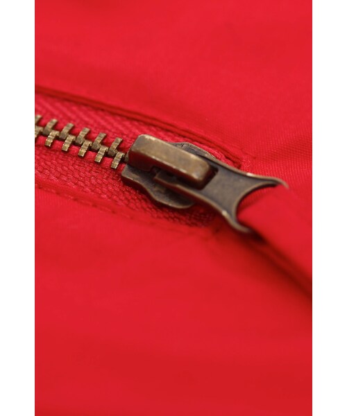 ORENDA（オレンダ）の「低腰假拉鍊裝飾反摺水洗短褲（パンツ・レディース・紅/黑・S/M/L）」の6枚目の写真