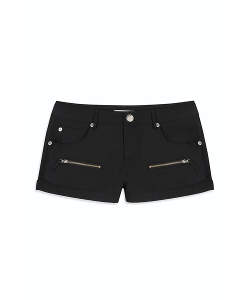 ORENDA（オレンダ）の「低腰假拉鍊裝飾反摺水洗短褲（パンツ・レディース・紅/黑・S/M/L）」の11枚目の写真