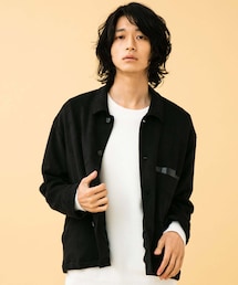 STUDIOUS | スエードポケットシャッツジャケット(その他)