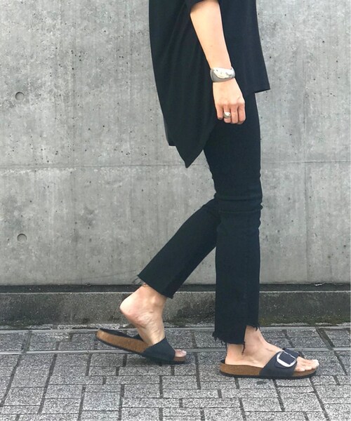 Deuxieme Classe（ドゥーズィエムクラス）の「パンツ(Deuxieme Classe)（パンツ・ブラック/24/在庫あり/25/26/27/28）」の3枚目の写真