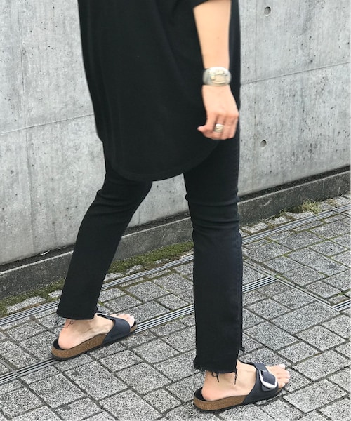 Deuxieme Classe（ドゥーズィエムクラス）の「パンツ(Deuxieme Classe)（パンツ・ブラック/24/在庫あり/25/26/27/28）」の2枚目の写真