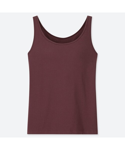 ユニクロ ユニクロ の スーピマコットンブラタンクトップ オンラインストア限定サイズ ブラジャー Wear
