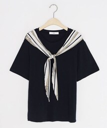 DHOLIC | スカーフ半袖Tシャツ(Tシャツ/カットソー)