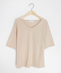 DHOLIC | ステッチVネックルーズTシャツ(Tシャツ/カットソー)