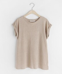 DHOLIC | リネンロールアップTシャツ(Tシャツ/カットソー)
