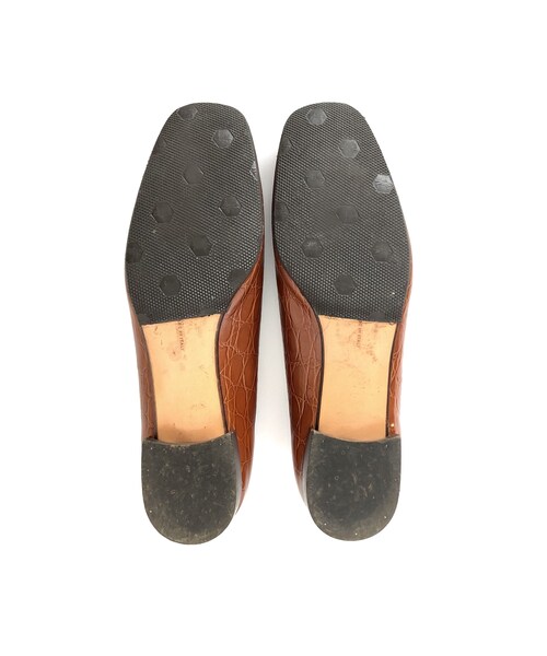 【ヴィンテージ】Ferragamo リボンパンプス 22.5〜23cm ほぼ新品❤️フェラガモ リボン パンプス 5.5D(約22.5-23cm