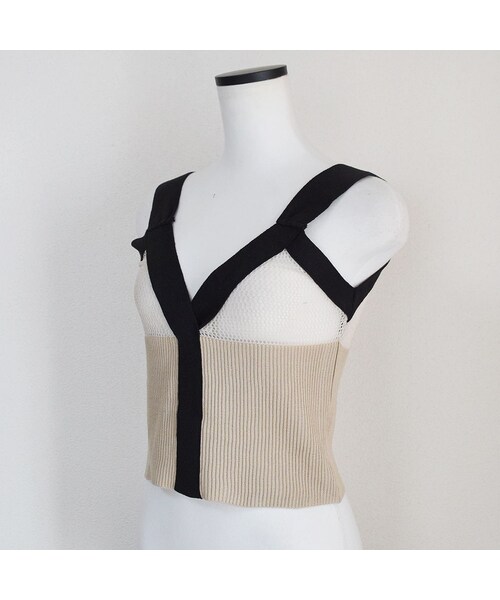 no brand（ノーブランド）の「メッシュニットキャミ（キャミソール・レディース・その他）」の10枚目の写真