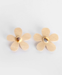 DHOLIC | ウッドフラワーピアス(ピアス（両耳用）)