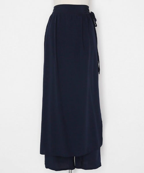 DHOLIC(ディーホリック)の「ラップ調ワイドパンツ(その他パンツ・レディース・ホワイト/その他・FREE)」の2枚目の写真