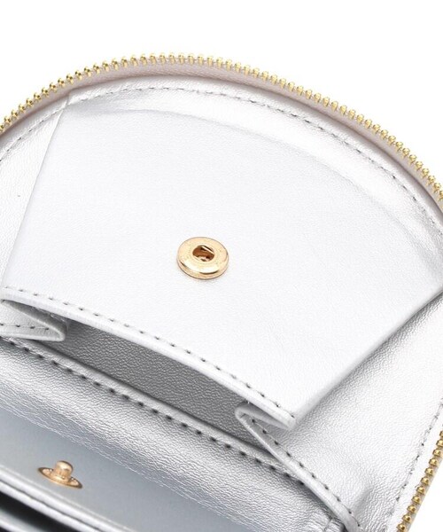 OZOC(オゾック)の「クロコ調ラウンドコインケース(財布/小物・レディース・ブラック(019)/グレー(012)/ブラウン(042)/モスグリーン(024)・00)」の9枚目の写真