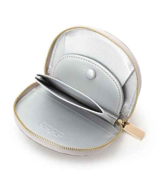 OZOC(オゾック)の「クロコ調ラウンドコインケース(財布/小物・レディース・ブラック(019)/グレー(012)/ブラウン(042)/モスグリーン(024)・00)」の8枚目の写真