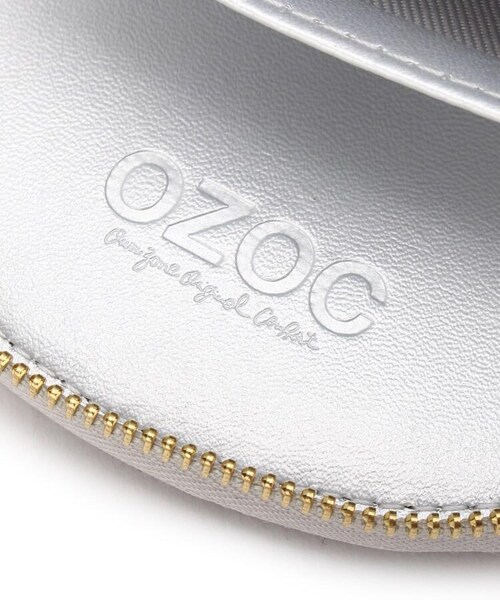 OZOC(オゾック)の「クロコ調ラウンドコインケース(財布/小物・レディース・ブラック(019)/グレー(012)/ブラウン(042)/モスグリーン(024)・00)」の10枚目の写真