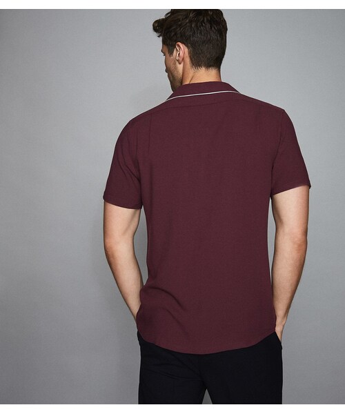 REISS,Ferdinando Bordeaux Tipped Cuban 