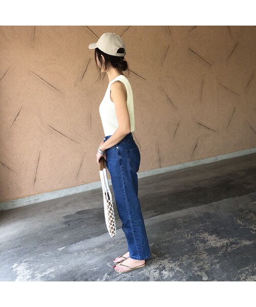 copine(コピン)の「【期間限定価格】再入荷!大人ベーシック!綿タッチアクリルノースリーブニット(3color)【クリックポスト対象商品】(ニット/セーター・レディース・その他)」の8枚目の写真