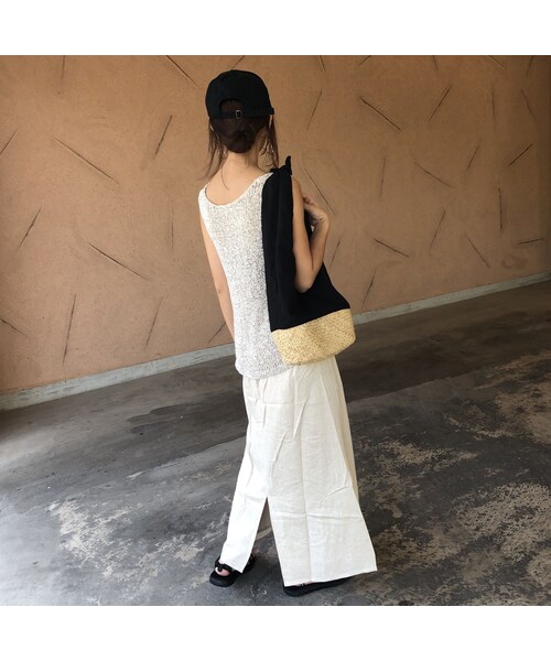 copine（コピン）の「リネンコットン切り替えかごバッグ（かごバッグ・レディース・その他）」の13枚目の写真