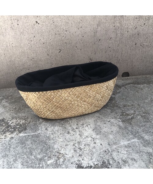 copine（コピン）の「リネンコットン切り替えかごバッグ（かごバッグ・レディース・その他）」の3枚目の写真