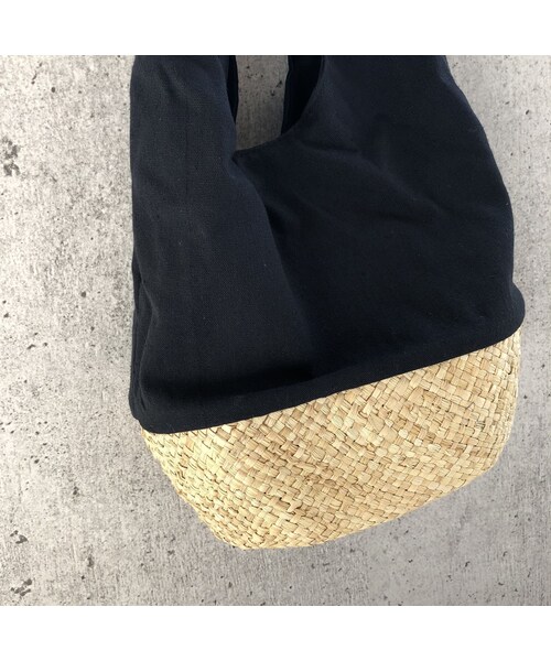 copine（コピン）の「リネンコットン切り替えかごバッグ（かごバッグ・レディース・その他）」の7枚目の写真