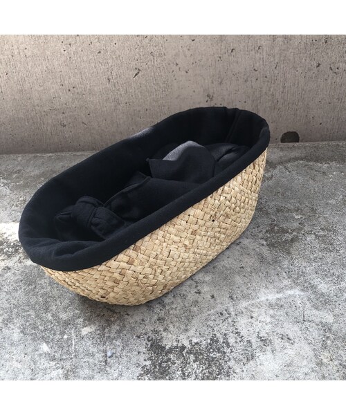 copine（コピン）の「リネンコットン切り替えかごバッグ（かごバッグ・レディース・その他）」の4枚目の写真