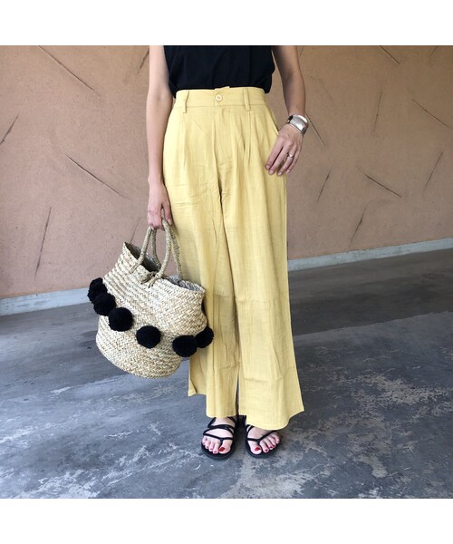 copine(コピン)の「大人可愛い!2WAYポンポン付きかごバッグ(かごバッグ・レディース・その他)」の15枚目の写真