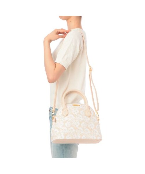 OZOC(オゾック)の「ひまわりブガッディ型2WAYバッグ(その他バック・レディース・ベージュ系/ブラック/ブルー系・00)」の10枚目の写真