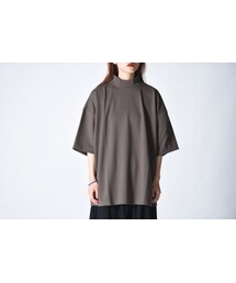 my beautiful landlet | My Beautiful Landlet モックネックBIG-T gray(Tシャツ/カットソー)