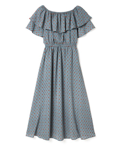 Grl グレイル の エスニック柄フリルオフショルワンピース ワンピース Wear