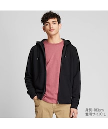 UNIQLO | スウェットフルジップパーカ（長袖）(パーカー)