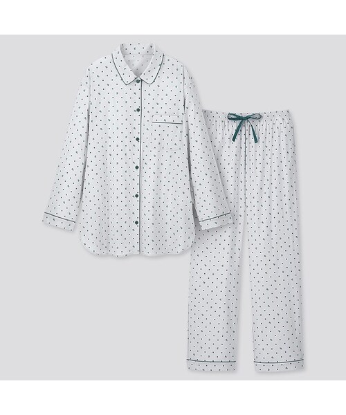 ユニクロ ユニクロ の ソフトストレッチパジャマ 長袖 ルームウェア パジャマ Wear