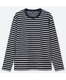 UNIQLO | ウォッシュボーダーT（長袖）(Tシャツ/カットソー)