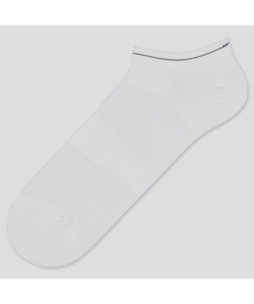 UNIQLO（ユニクロ）の「スポーツショートソックス（ソックス/靴下・メンズ・GRAY 03/BLACK 09/WHITE 00/NAVY 69・25-27/27-29）」の2枚目の写真