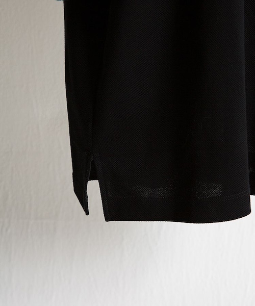 LIDNM（リドム）の「OVER SIZED POLO【BLACK】（ポロシャツ・メンズ・ブラック系・MEDIUM/LARGE）」の8枚目の写真