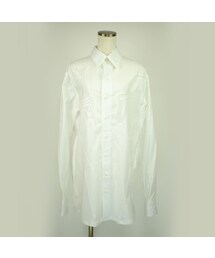 KOHSHIN　SATOH　メンズ　デザインシャツ〔SL-210〕(White-48)