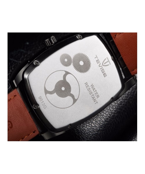 no brand（ノーブランド）の「TEVISE 高級 スクエア メンズ 腕時計