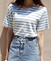 DHOLIC | ボーダーTシャツ(Tシャツ/カットソー)