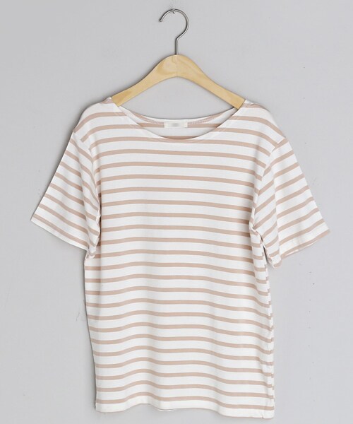 DHOLIC(ディーホリック)の「ボーダーTシャツ(Tシャツ/カットソー・レディース・ブルー/ブラック/ベージュ・FREE)」の3枚目の写真