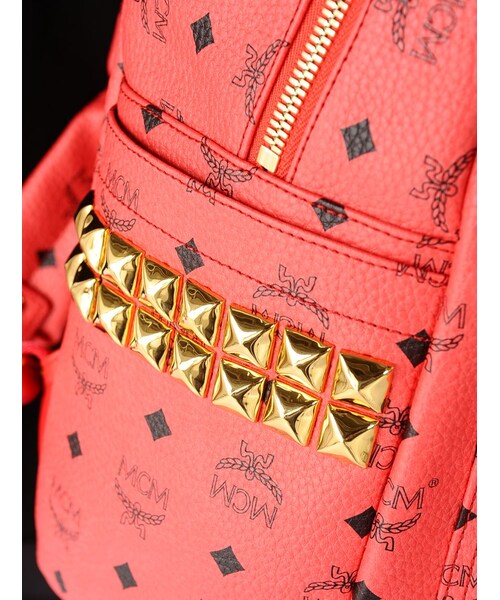 MCM（エムシーエム）の「LHP/エルエイチピー/MCM/エムシーエム/BACKPACK MEDIUM（ファッション雑貨・メンズ・RED・0）」の7枚目の写真