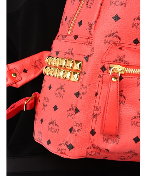 MCM（エムシーエム）の「LHP/エルエイチピー/MCM/エムシーエム/BACKPACK MEDIUM（ファッション雑貨・メンズ・RED・0）」の4枚目の写真
