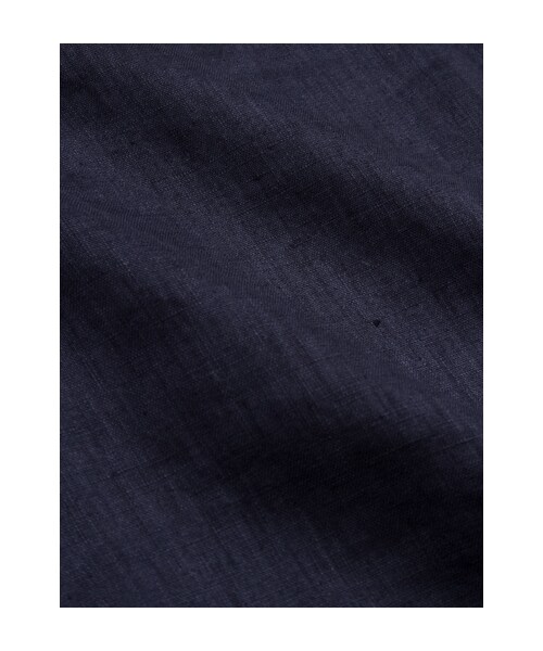 w closet（ダブルクローゼット）の「リネン平織りショップコート（トップス・レディース・エクリュ/レモン/ネイビー・FREE）」の10枚目の写真