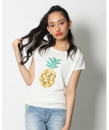 VICKY | パインモチーフインターシャニット(トップス)