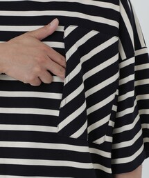 エヌハリウッド ボーダーシャツ バスクシャツ ライン黒 N.HOOLYWOOD（N.ハリウッド）の「ボーダーティーシャツ（）」 - WEAR