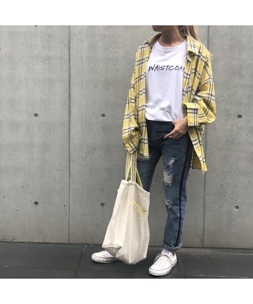 no brand(ノーブランド)の「ぽんぽんトートバッグ「smile」(トートバッグ・レディース・その他)」の5枚目の写真