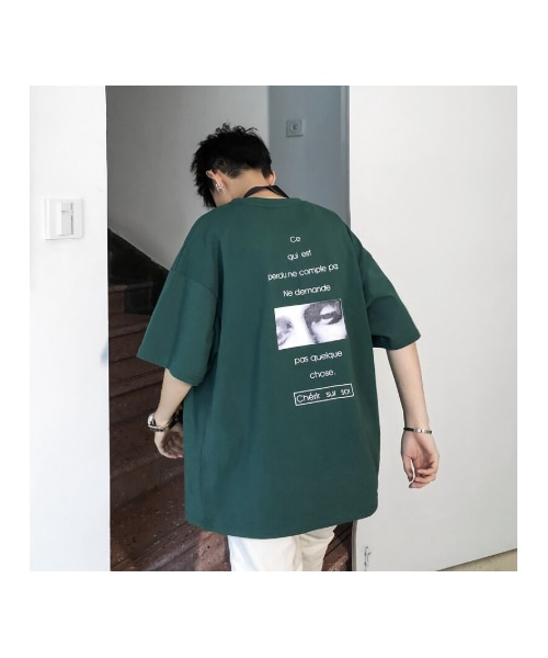 no brand（ノーブランド）の「メンズ Tシャツ デザイン プリント