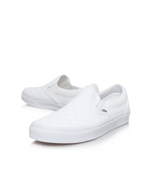 VANS（バンズ）の「CLASS SLIP ON TONAL CHECK（シューズ・メンズ・WHITE・42）」の2枚目の写真