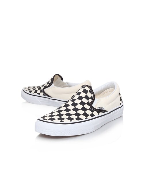 VANS（バンズ）の「CLASSIC SLIP ON CHECKER（シューズ・メンズ・BLACK・41/41.5/43）」の2枚目の写真