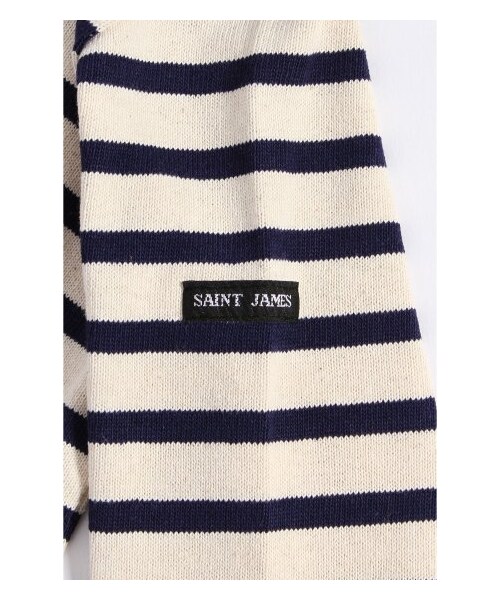 SAINT JAMES(セントジェームス)の「JOURNAL STANDARD relume KIDS:SAINT JAMES /セントジェームス ボーダーカットソー(カットソー・Tシャツ・ナチュラル/ブルー A・4/6)」の8枚目の写真