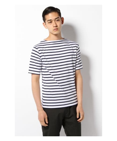 SAINT JAMES（セントジェームス）の「SAINT JAMES / セントジェームス: PIRIAC Standard / カットソー（カットソー・Ｔシャツ・メンズ・ホワイト/ホワイト B・3/4）」の3枚目の写真